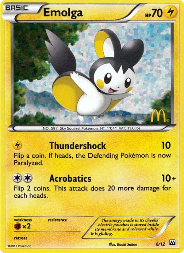 Emolga, McDonald's Collection 2012