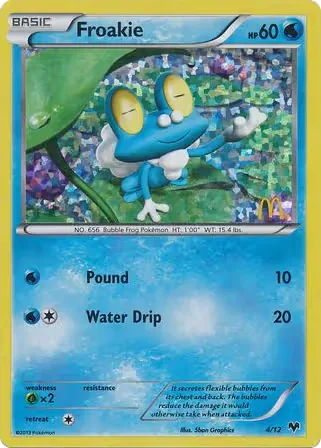 Froakie, McDonald's Collection 2014