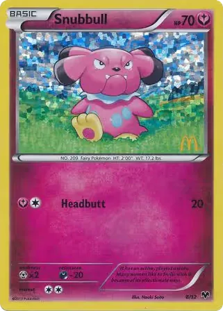 Snubbull, McDonald's Collection 2014