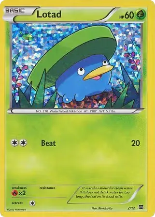 Lotad, McDonald's Collection 2015