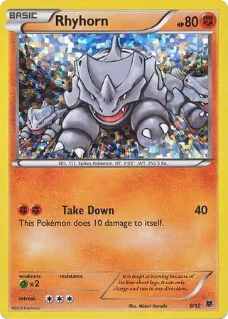 Rhyhorn, McDonald's Collection 2015