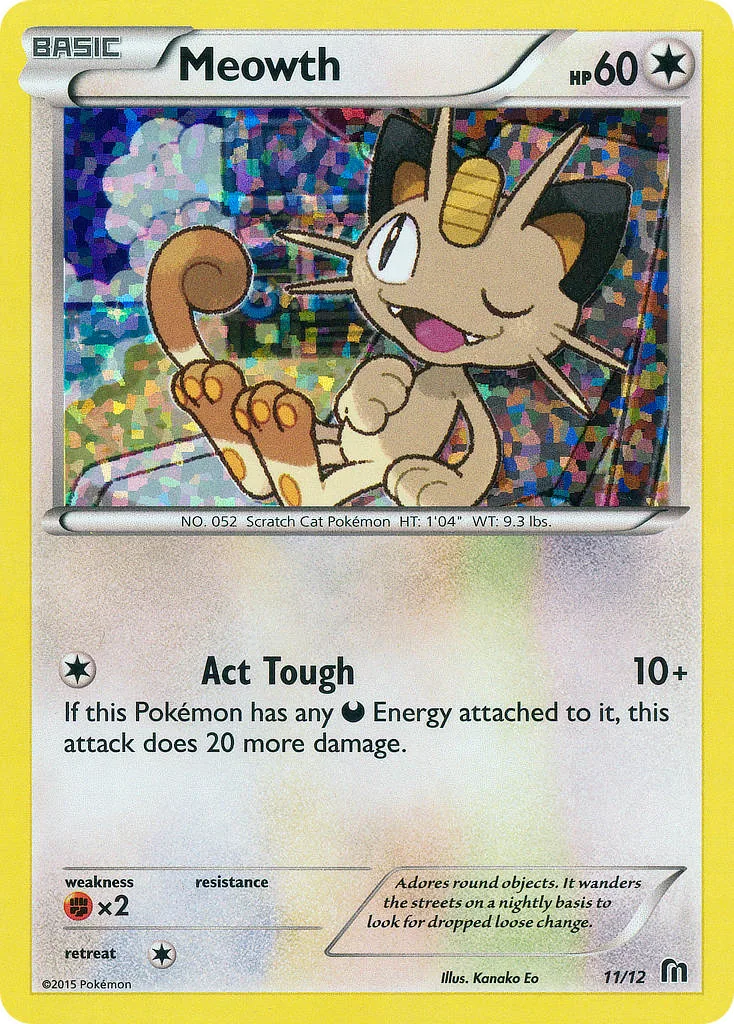 Meowth, McDonald's Collection 2016