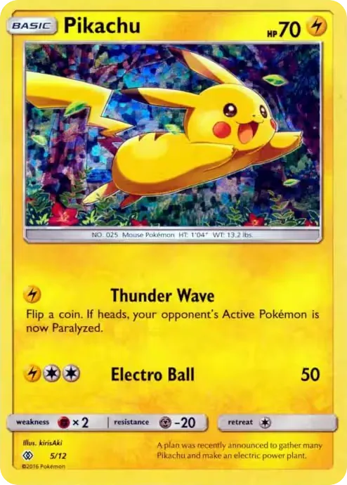 Pikachu, McDonald's Collection 2017