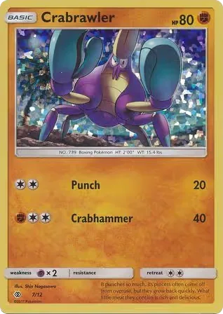 Crabrawler, McDonald's Collection 2017