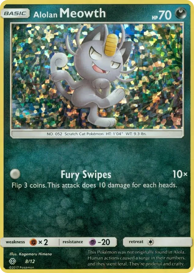 Alolan Meowth, McDonald's Collection 2017