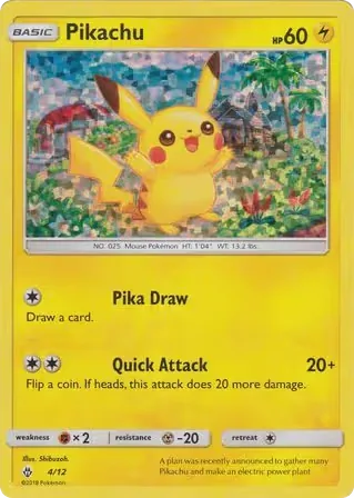 Pikachu, McDonald's Collection 2018