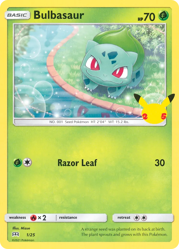 Bulbasaur, McDonald's Collection 2021