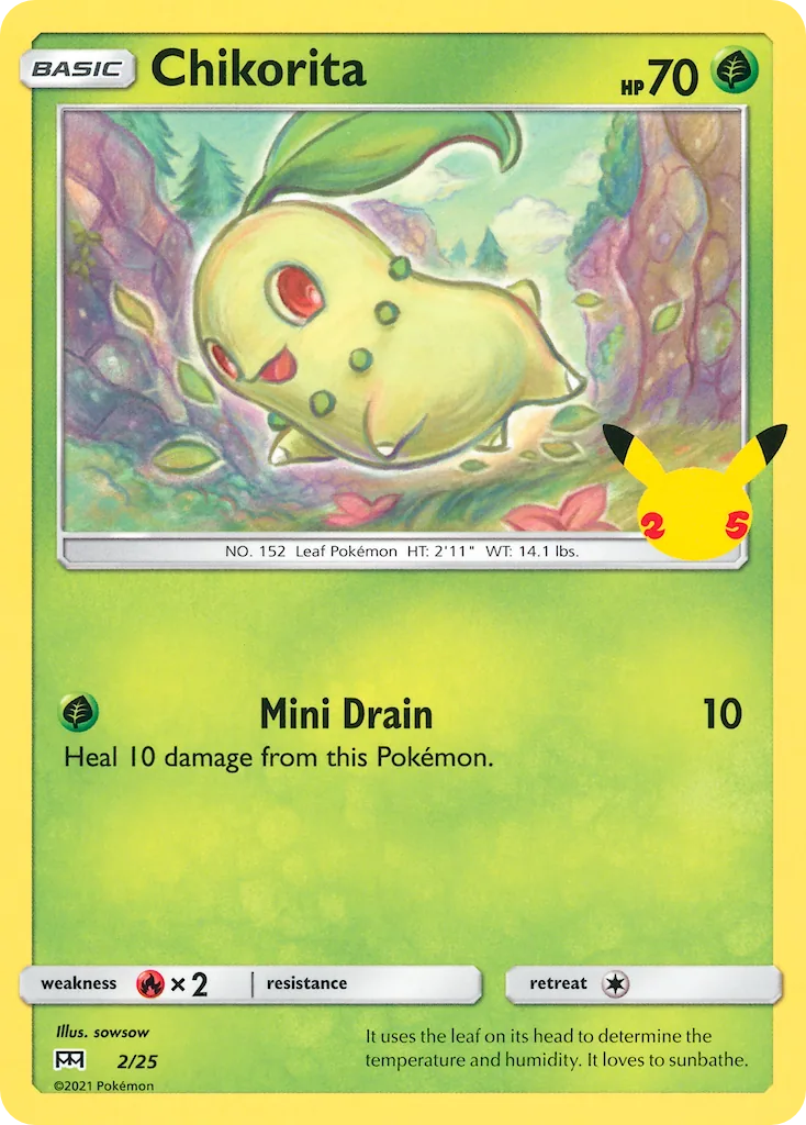 Chikorita, McDonald's Collection 2021