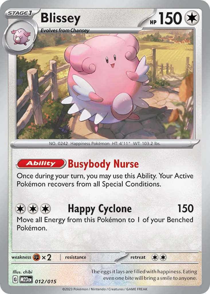 Blissey, McDonald's Collection 2023