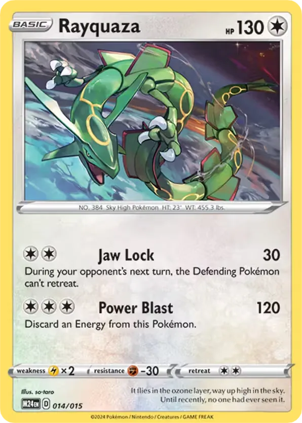 Rayquaza, McDonald's Collection 2024