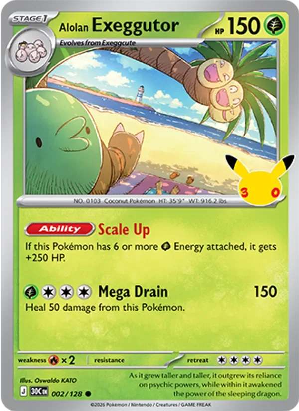 Alolan Exeggutor, 30th Celebration
