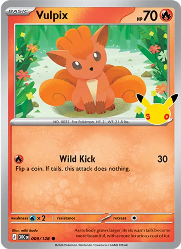 Vulpix, 30th Celebration