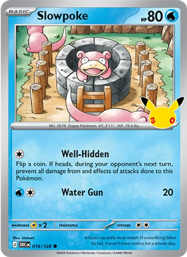 Slowpoke, 30th Celebration