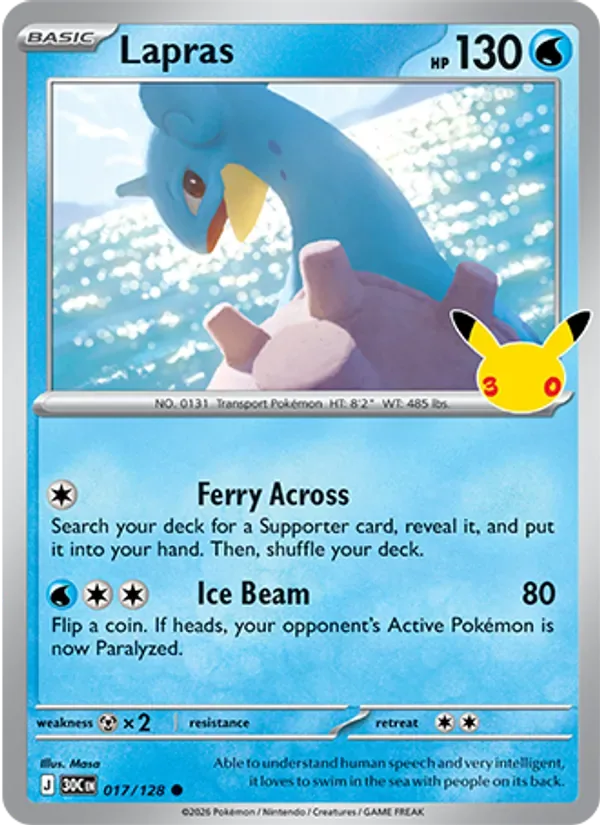 Lapras, 30th Celebration