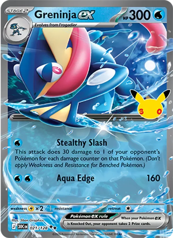 Greninja ex, 30th Celebration
