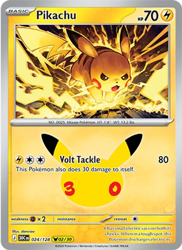 Pikachu, 30th Celebration