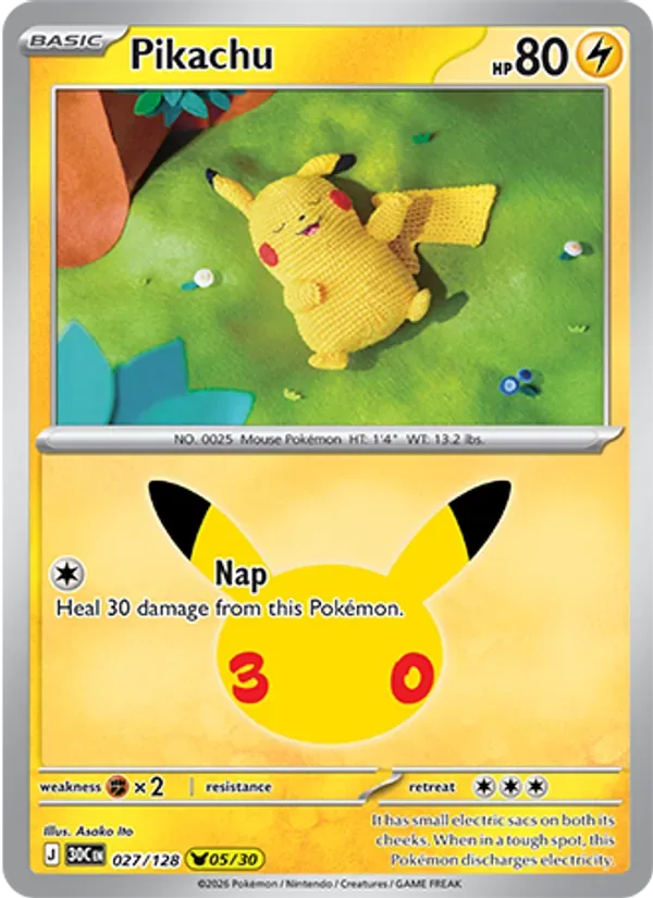 Pikachu, 30th Celebration