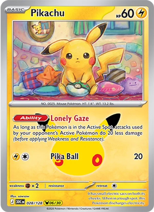 Pikachu, 30th Celebration