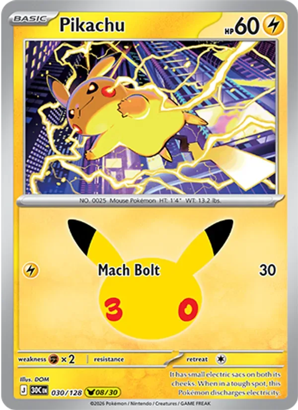 Pikachu, 30th Celebration