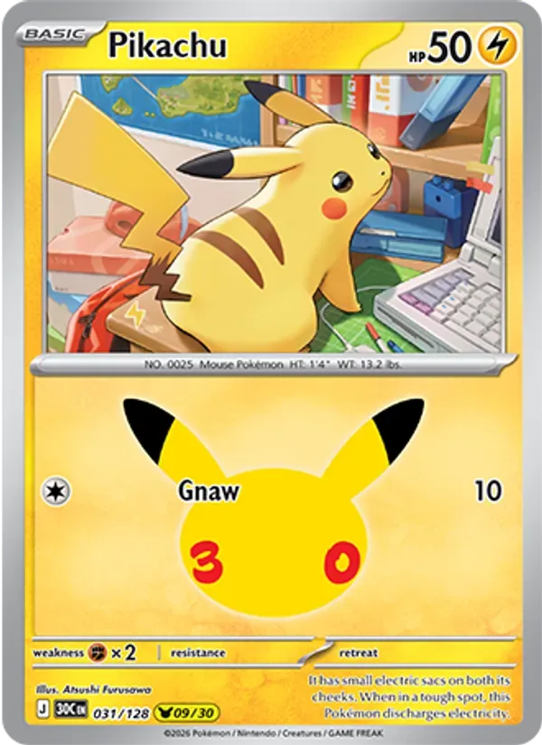 Pikachu, 30th Celebration