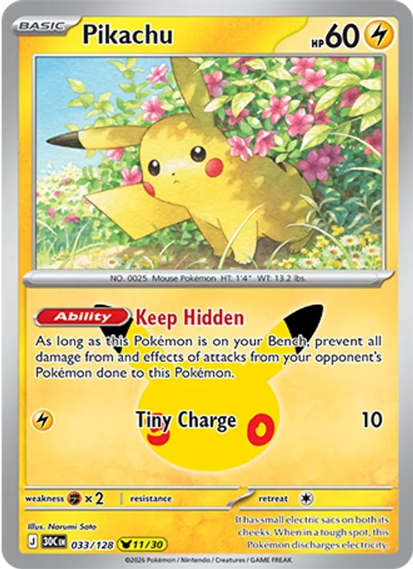 Pikachu, 30th Celebration