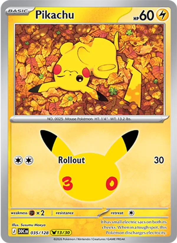 Pikachu, 30th Celebration