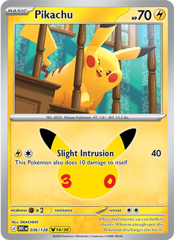 Pikachu, 30th Celebration