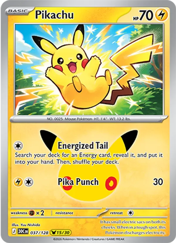 Pikachu, 30th Celebration