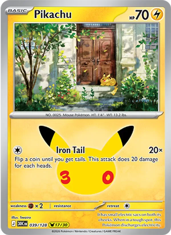 Pikachu, 30th Celebration