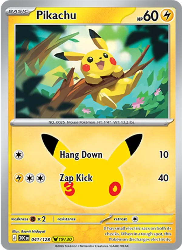 Pikachu, 30th Celebration