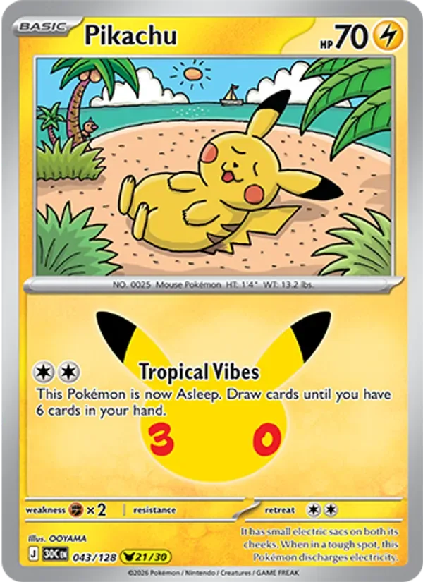 Pikachu, 30th Celebration