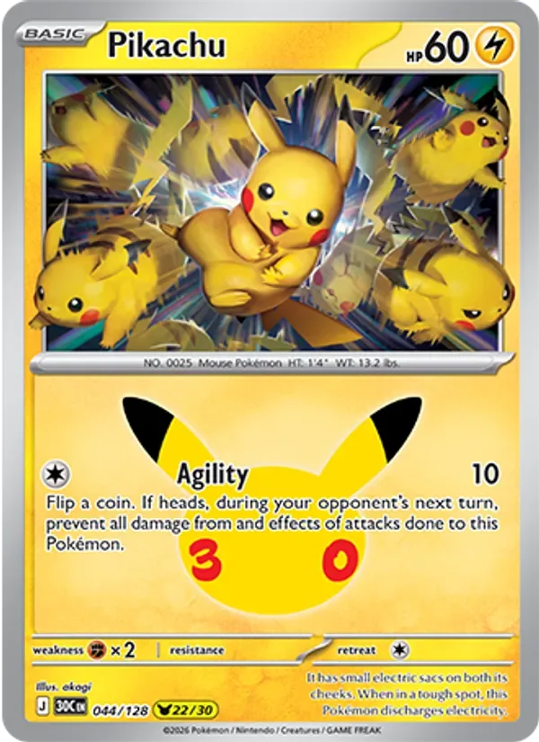 Pikachu, 30th Celebration