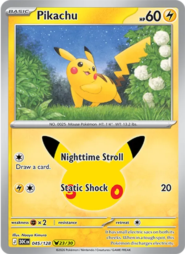 Pikachu, 30th Celebration