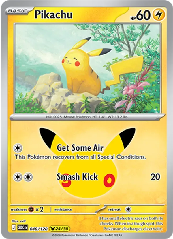Pikachu, 30th Celebration