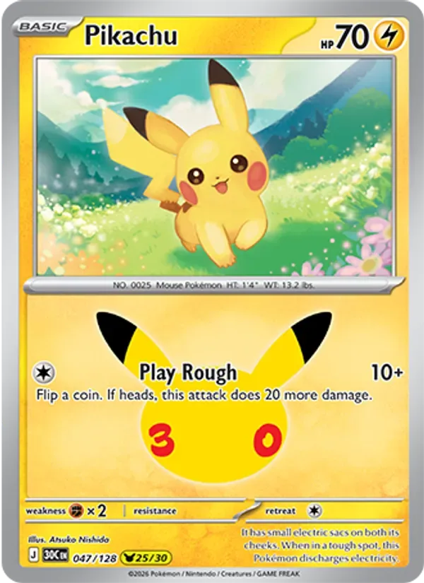 Pikachu, 30th Celebration