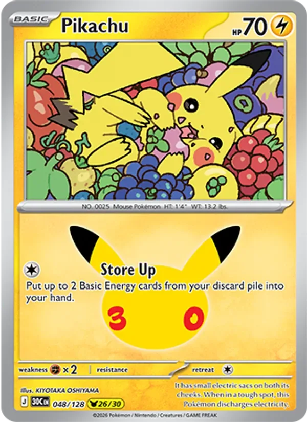 Pikachu, 30th Celebration