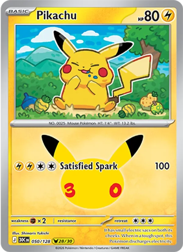 Pikachu, 30th Celebration