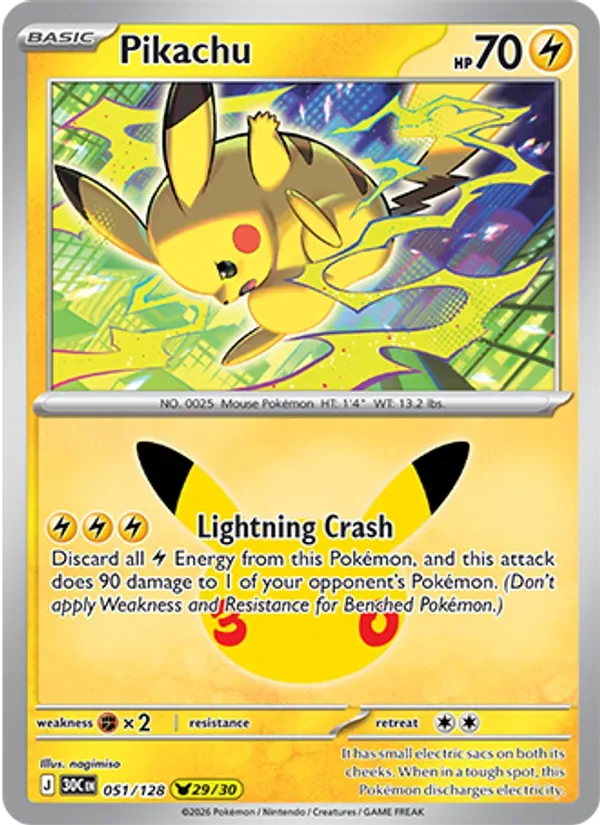 Pikachu, 30th Celebration
