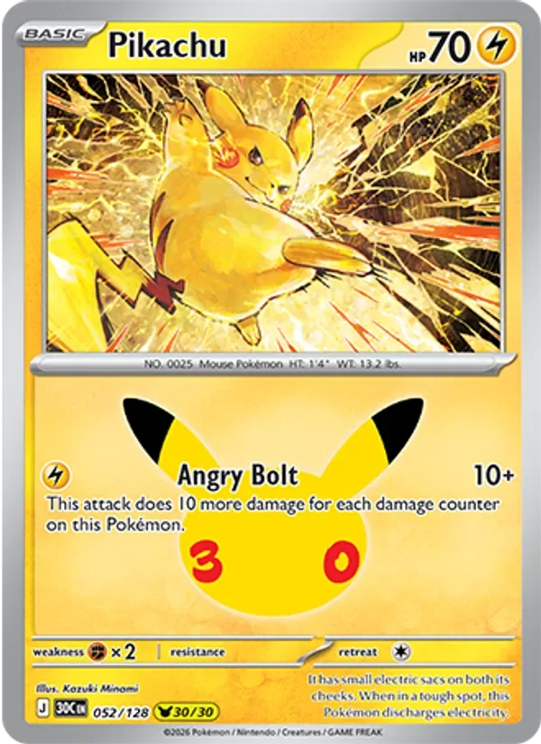 Pikachu, 30th Celebration