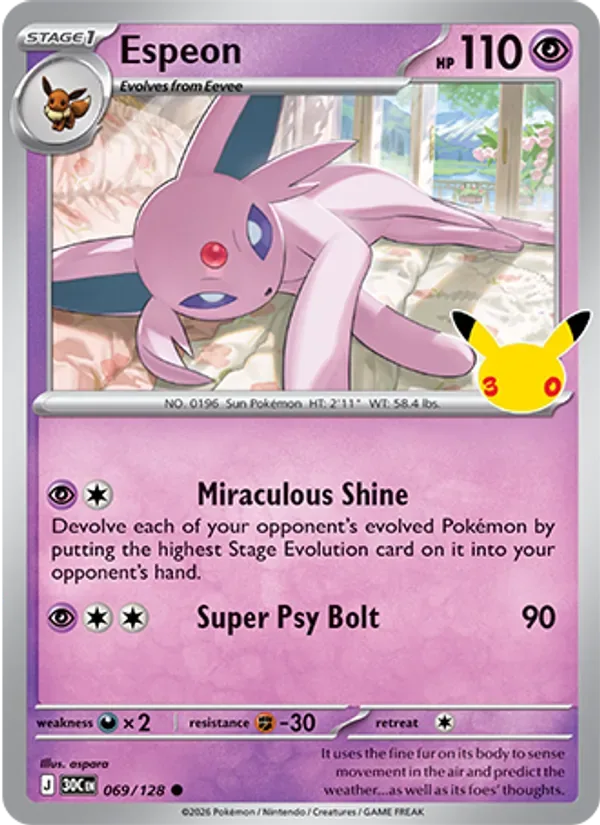 Espeon, 30th Celebration