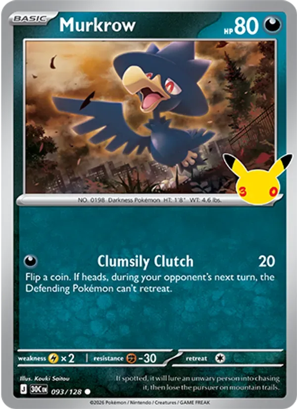 Murkrow, 30th Celebration