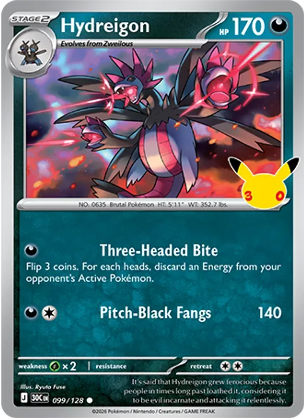 Hydreigon, 30th Celebration