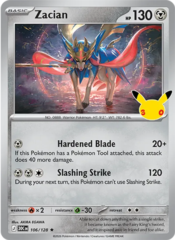 Zacian, 30th Celebration