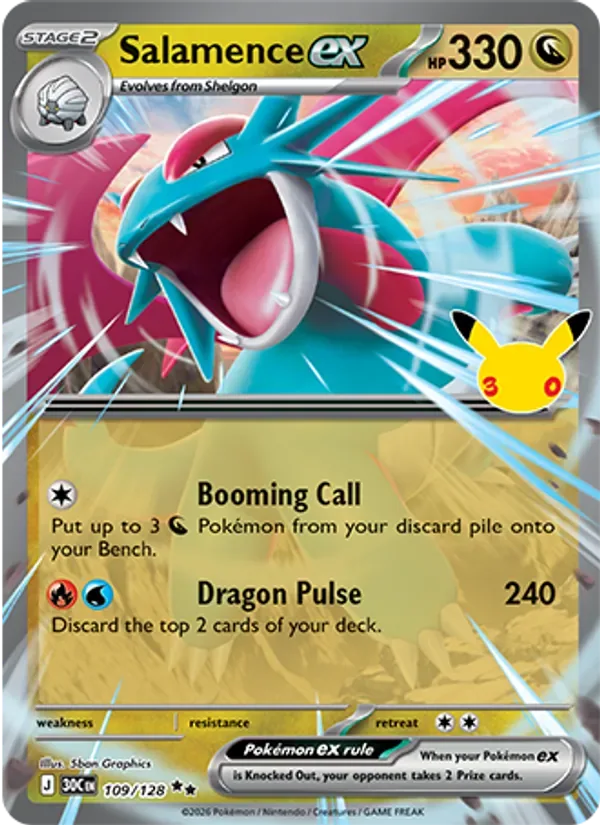 Salamence ex, 30th Celebration