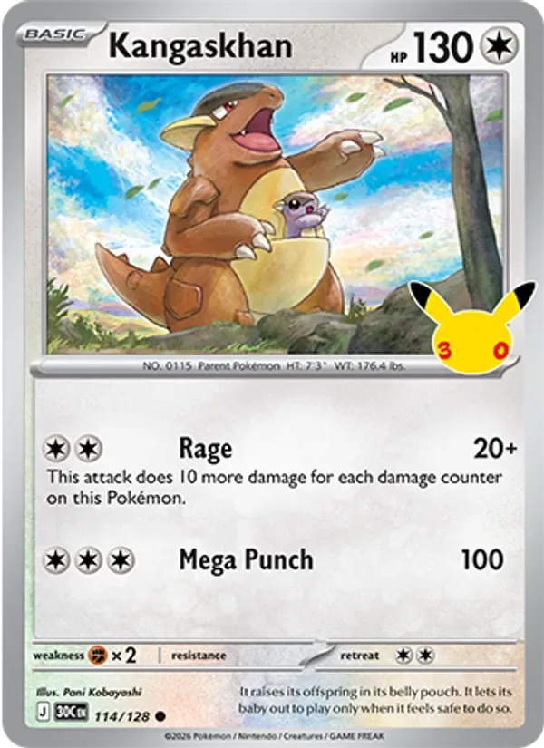 Kangaskhan, 30th Celebration