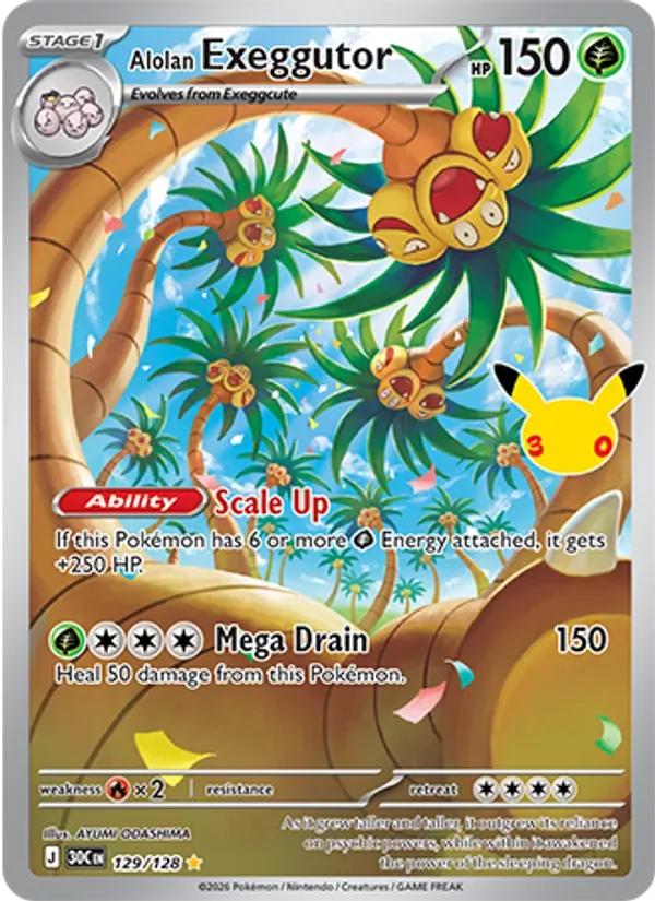 Alolan Exeggutor, 30th Celebration