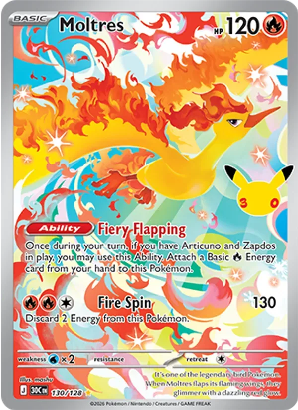 Moltres, 30th Celebration