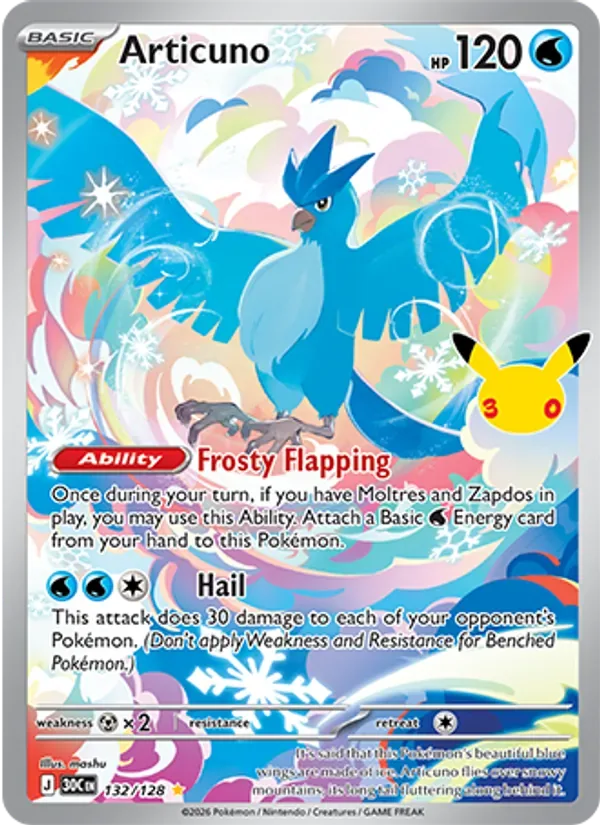 Articuno, 30th Celebration