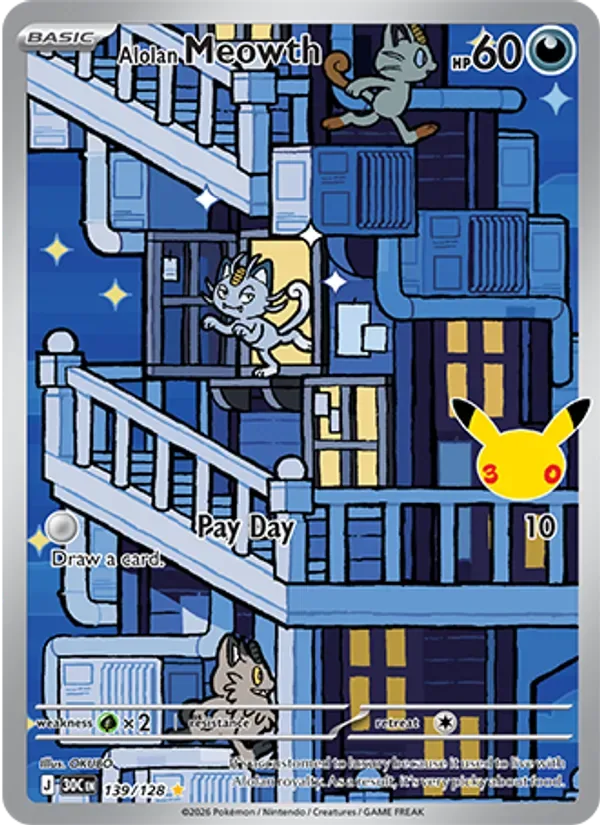 Alolan Meowth, 30th Celebration