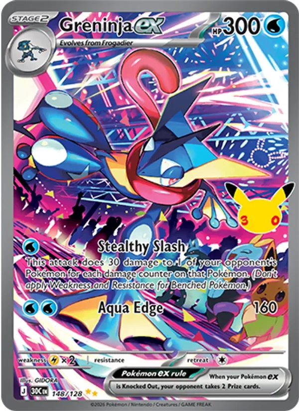 Greninja ex, 30th Celebration
